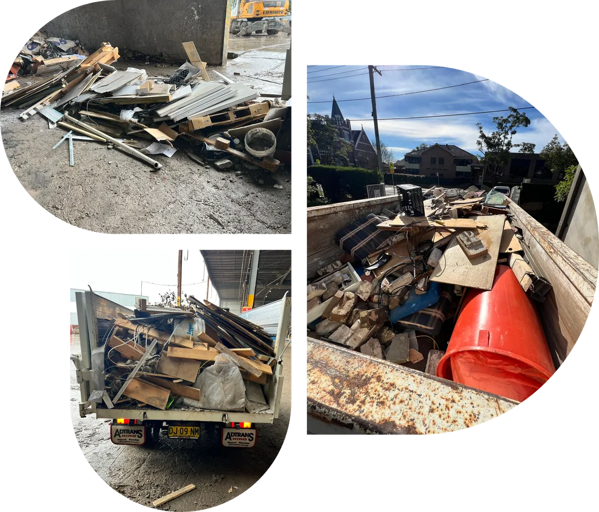 Rubbish Runners construction waste removal jobs in Sydney